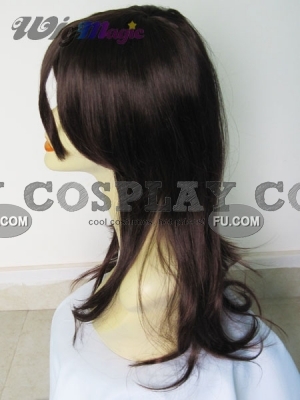 black costume wig