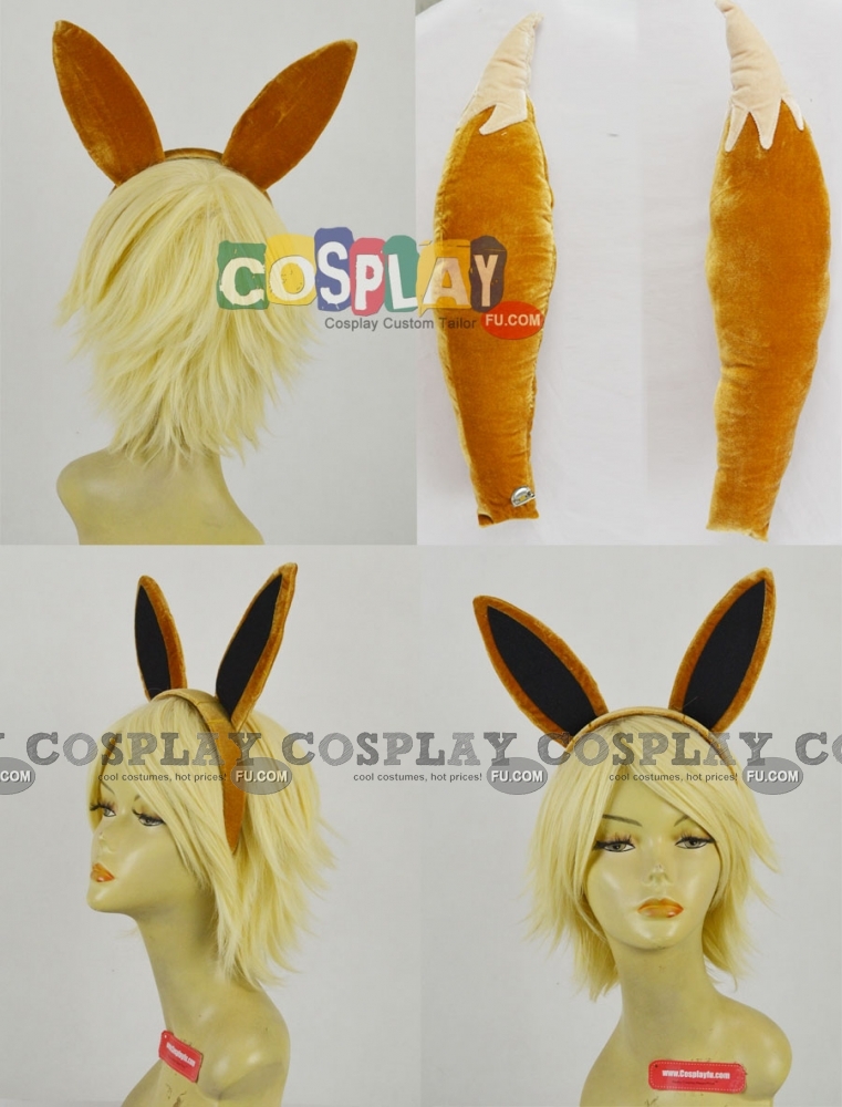 Evee Cosplay Costume (Tail and Ears) from Pokemon ...