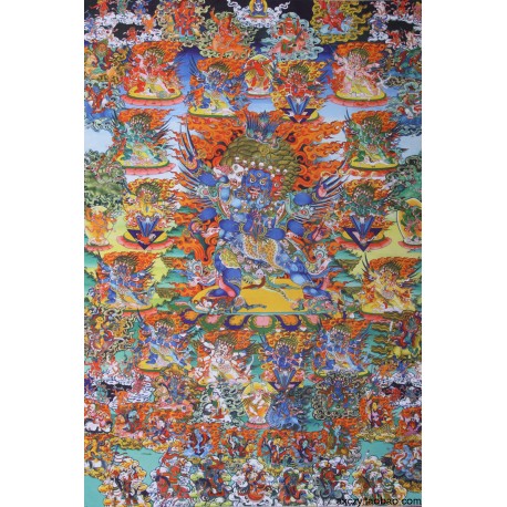Tibetan Vajrakilaya Thangka Prints