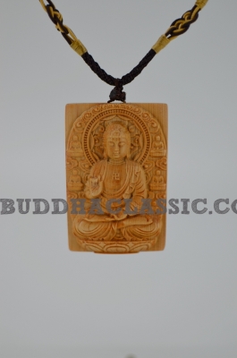 Thuja Sutchuenensis Amitabha Buddha Pendant (1888)