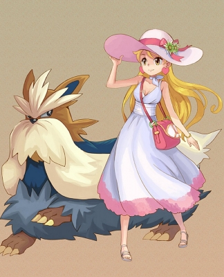 Lady Cosplay Costume from Pokémon Trainer
