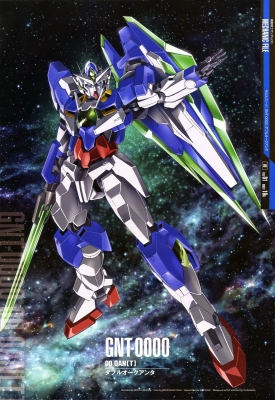 00 Qan[T] Bed Sheet (411) from Mobile Suit Gundam 00