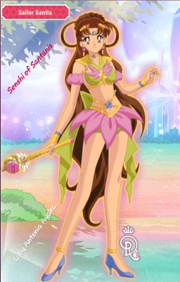 zu Deutsch Schöne Mädchenkriegerin Sailor Moon Sailor Santia (Fan Art by Antonia)