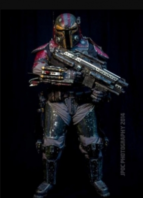 Mandalorian Merc Cosplay Costume from The Star Wars Show