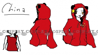 Hetalia Chine Costume (Panda Hero)