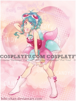 Gumi Cosplay Costume (Candy) from Vocaloid