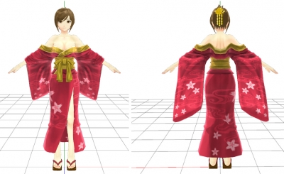 Vocaloid Meiko Kostüme (Kimono)