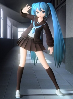 Miku Cosplay Costume (Rolling Girl) from Hatsune Miku Project DIVA Extend