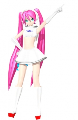 Miku Cosplay Costume (Space Channel 5) from Hatsune Miku Project DIVA