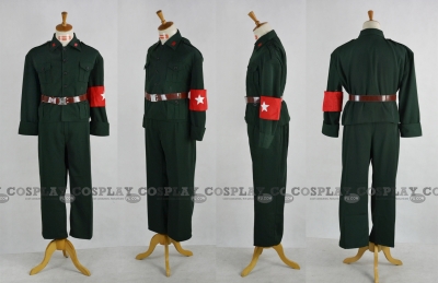 Hetalia Chine Costume (Chine,Uniform Green)