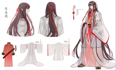 Vocaloid YUEZHENG LING Costume (Reminiscence of the Red Lotus)