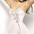 A-Line Strapless Beading Floor-Length Ball Gown Dress (D15)
