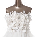 A-Line Strapless Beading Prom Dress (D186)