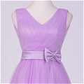A-Line Strapless Bow Short Mini Ball Prom Dress