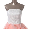 A-Line Strapless Flower Ball Gown Dress (D214)