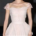 A-Line Strapless Flower Prom Dress (B148)