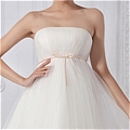 A-Line Strapless Sash Ribbon Short Mini Prom Dress