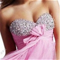 A-Line Sweetheart Bow Prom Dress (A89)