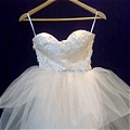 A-Line Sweetheart Crystal Ball Gown Dress (D107)