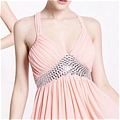 A-Line Sweetheart Crystal Ball Gown Dress (D254)