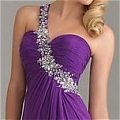 A-Line Sweetheart Crystal Prom Dress (A44)