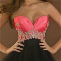 A-Line Sweetheart Crystal Prom Dress (A86)