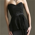 A-Line Sweetheart Lace Floor-Length Evening Dress