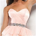 A-Line Sweetheart Tiers Short Mini Ball Gown Dress (D18)