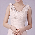 A-Line V-neck Ruching Short Mini Prom Dress (D39)