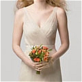 A-Line V-neck Sash Ribbon Prom Dress (B78)