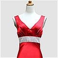 A-Line V-neck Sequins Prom Dress (B98)