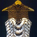 Ball Gown High-Neck Beading Prom Dress (D171)