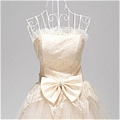 Ball Gown Strapless Bow Knee-Length Prom Dress