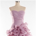 Ball Gown Strapless Ruching Court Train Prom Dresses