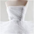 Ball Gown Strapless Sash Ribbon Ball Gown Dress (B160)