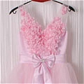 Ball Gown Straps Bow Ball Gown Dress (B160)