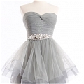 Ball Gown Sweetheart Crystal Floor-Length Evening Dress