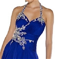 Ball Gown Sweetheart Crystal Prom Dress (D121)