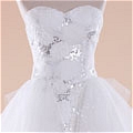 Ball Gown Sweetheart Flower Prom Dress (B164)
