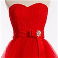 Ball Gown Sweetheart Lace Prom Dress (B151)