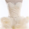 Ball Gown Sweetheart Tiers Prom Dress (B154)