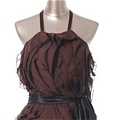 Princess Halter Sash Ribbon Ball Gown Dress (D205)