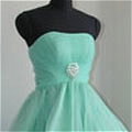 Princess Strapless Asymmetrical Prom Dress (B168)