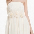 Princess Strapless Flower Knee-Length Ball Gown Dresses