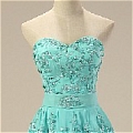 Princess Strapless Lace Sweep Brush Train Party Dress