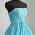 Princess Strapless Ruching Ball Gown Dress (B167)