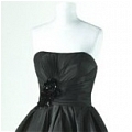 Princess Strapless Ruching Court Train Party Dress