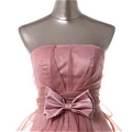 Princess Strapless Sash Ribbon Ball Gown Dress (D191)