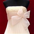 Princess Strapless Sash Ribbon Prom Dress (B124)