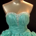Princess Sweetheart Crystal Prom Dress (A130)
